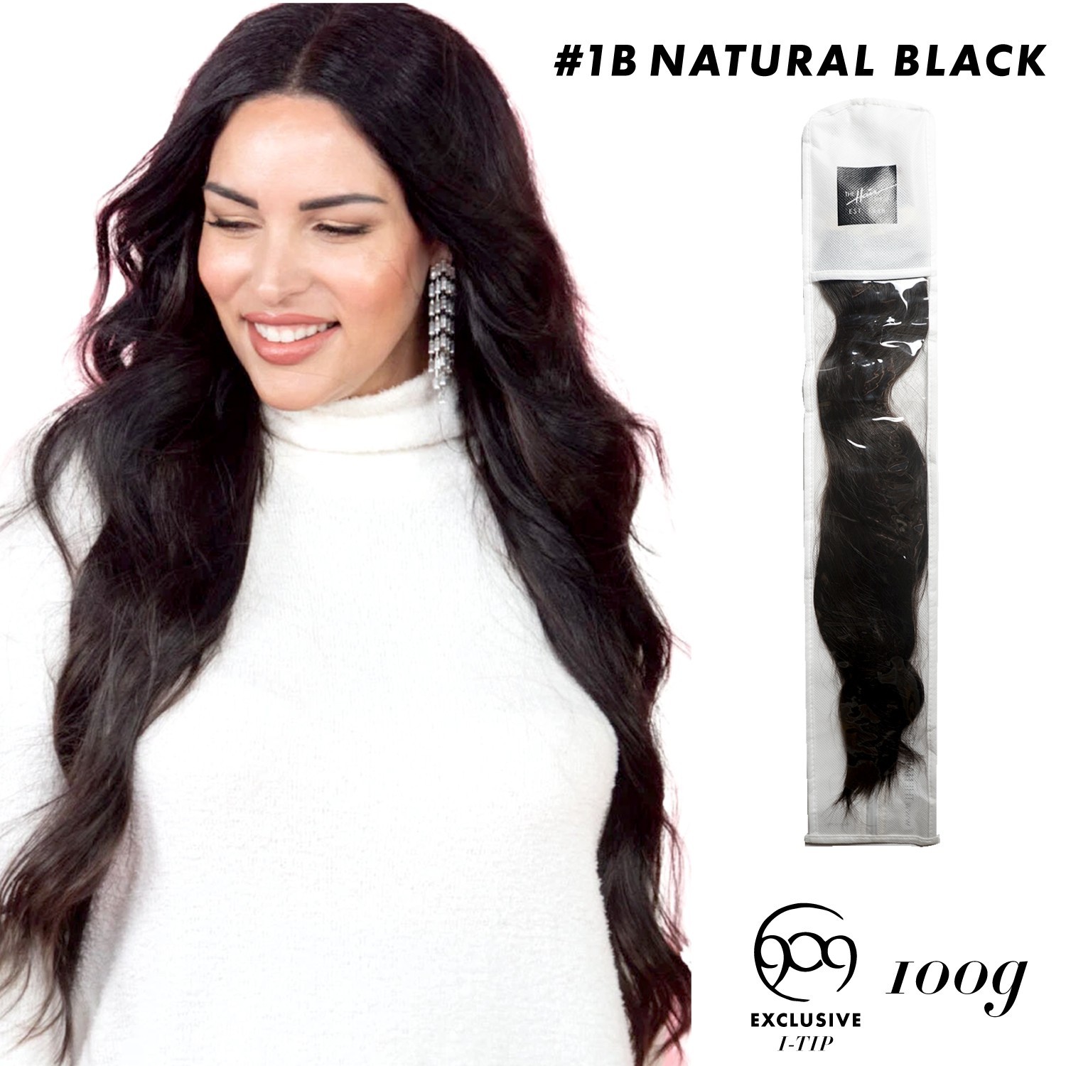 The Hair Shop 909 Exclusive I-Tip 22″, High Quality 100% Remy Human Hair