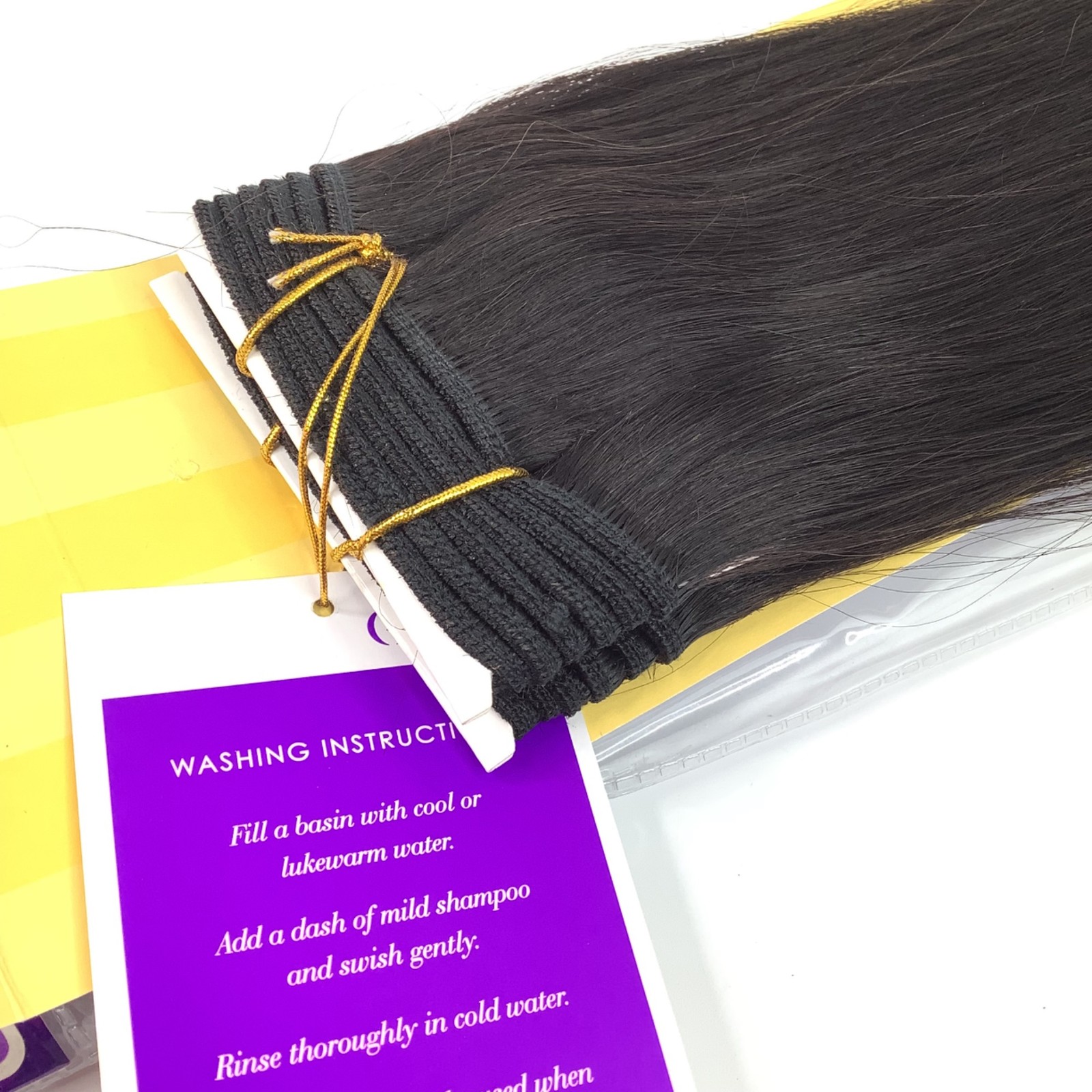 Outre Premium New Yaki 14″ Synthetic Hair Weave Extensions Black Straight Smooth