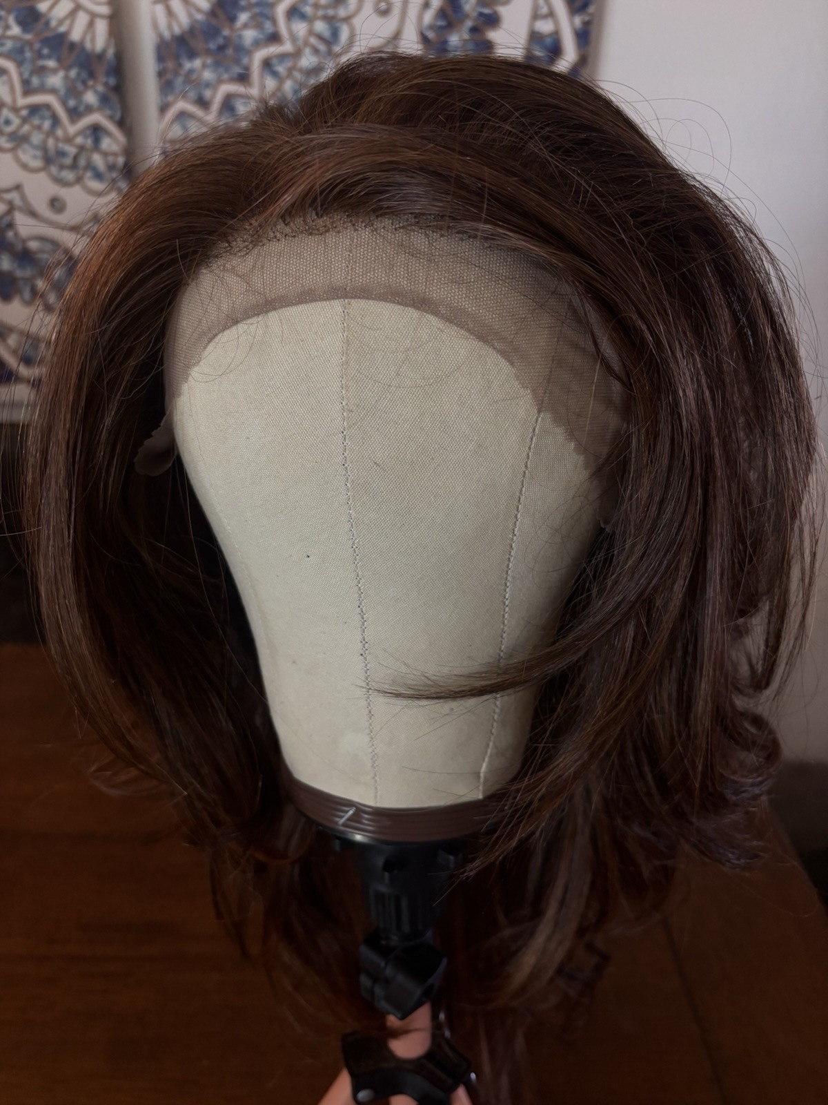 Luxury Lace, Front Synthetic Free Part Gorgeous Brunette Wig New