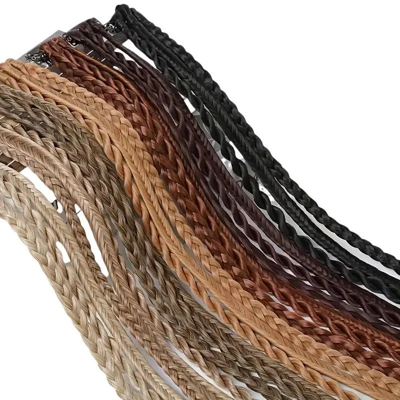 1Pairs Synthetic Clip In Hair Extensions Dirty Dreadlock Boxing Boxer Braids