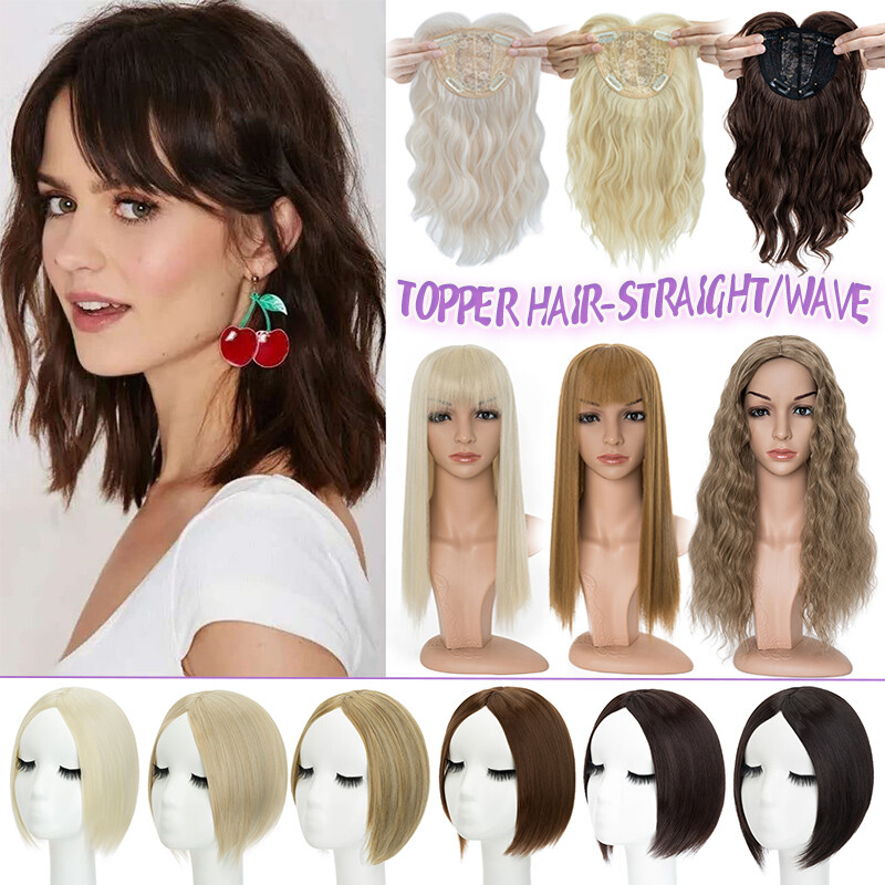 Long Clip in Hair Extensions Toupee Topper Hairpiece Long Thick Natural as Human