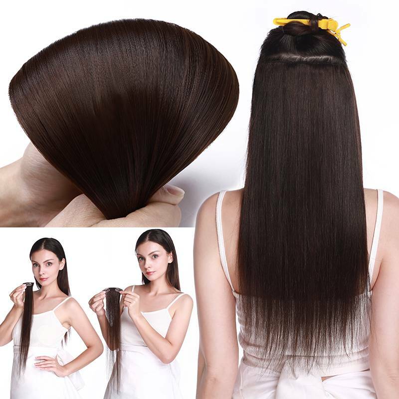 Bulk Colours 8 Pieces 18 CLips In Hair Extensions Thick As Human Curly Straight