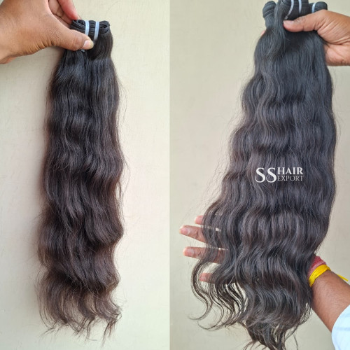 Indian Virgin Human Hair Bundles 26in | 300gm Weft Sew In Weave Hair Extensions