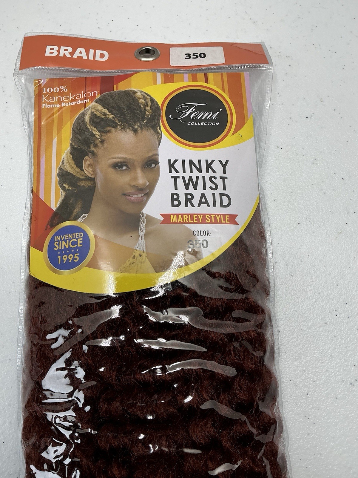 Femi Collection Kinky Twist Braid Original Marley Style Color #350