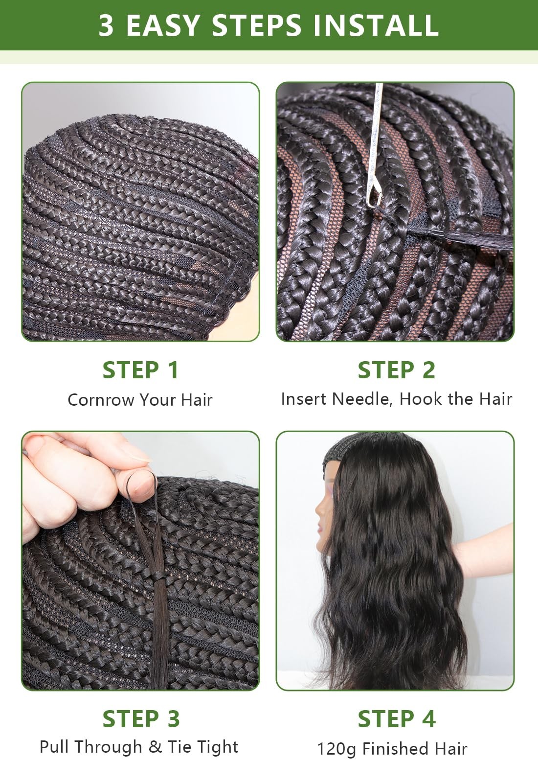 Mlip Crochet Hair For Black Women Feather Crochet Human Hair 16 Inch 120G