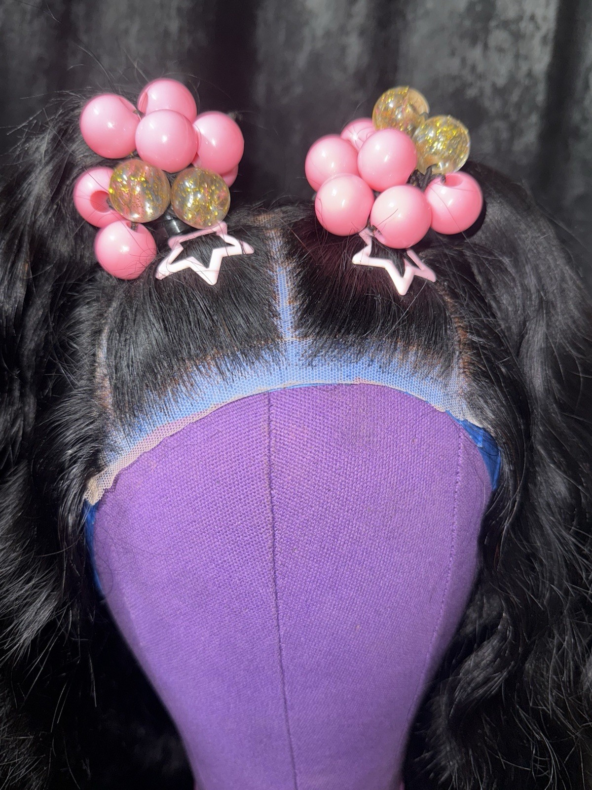 18” Custom Styled Pony Wig | 5×5 Glueless | 100% Human Hair | Statement Look