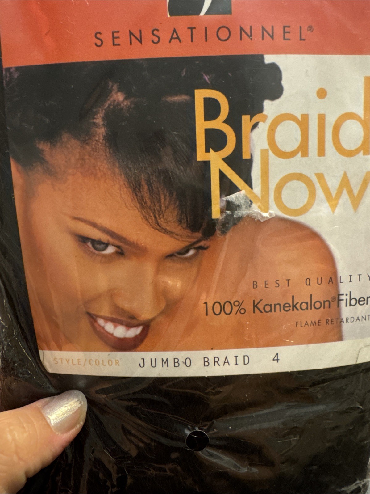 NEW Jumbo Braid Sensationnel Braid Now 100% Kanekalon Fiber Color M130/1B
