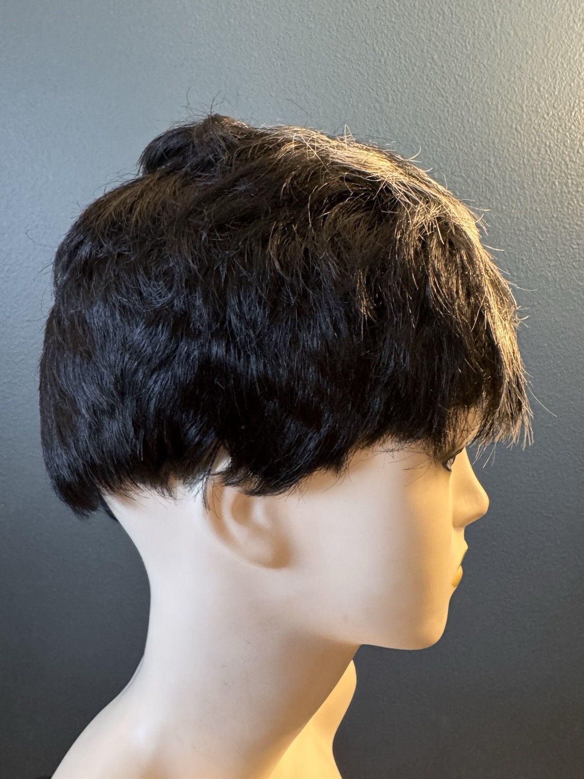 Short Layered Pixie Wig in Black with Ash Blonde Highlights – Anna FT/613