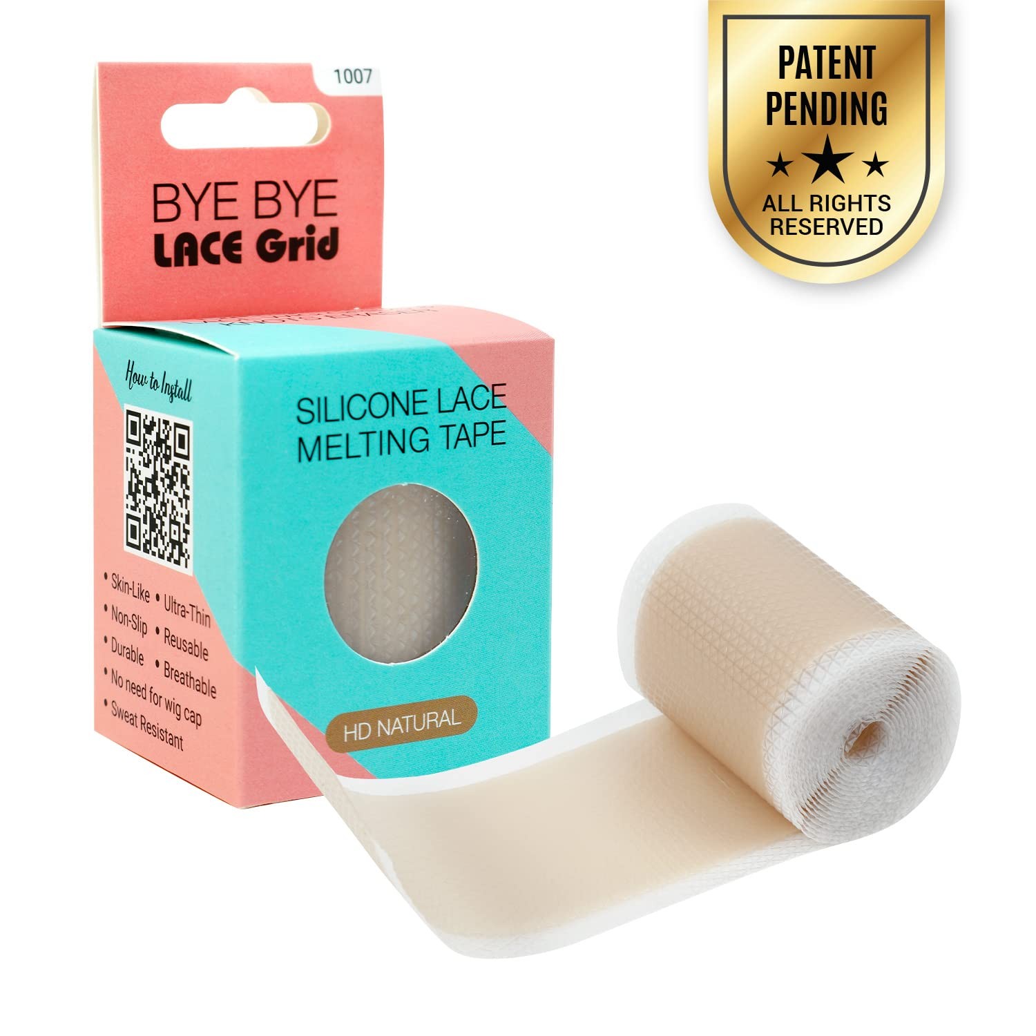 Fake Scalp Tape Ultra-Thin Lace Wig Melting Tape Non-Slip Natural 50ft
