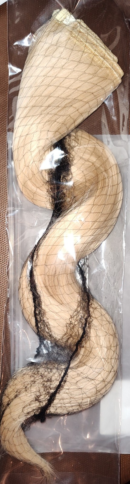 Clip in Synthetic Hair Extensions 6 PCs 20 inch Blonde Cosplay Everyday Wear