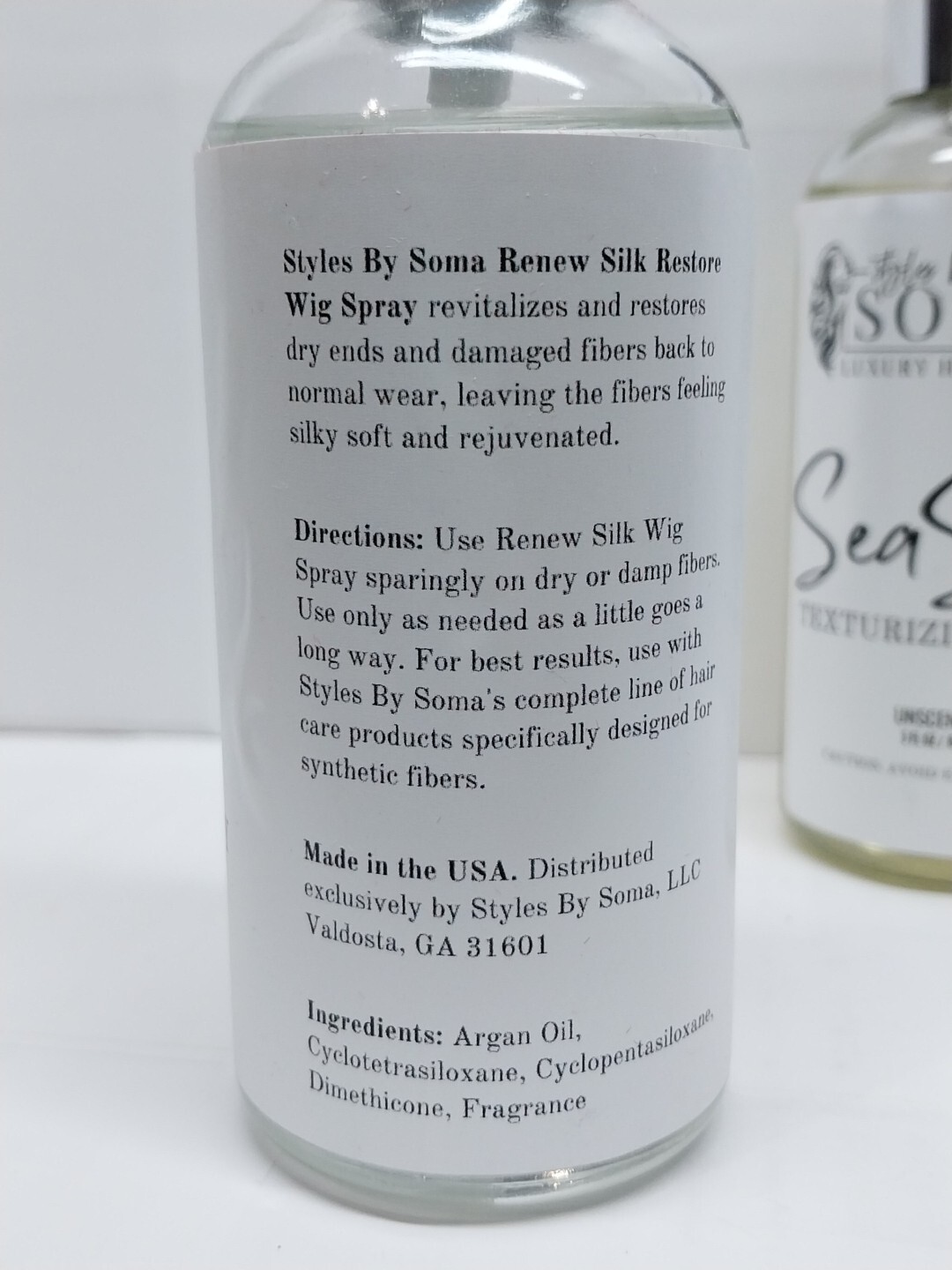 Soma DYNAMIC DUO Renew Silk Wig Restore Spray & Sea Salt Texturizing Spray 3 oz