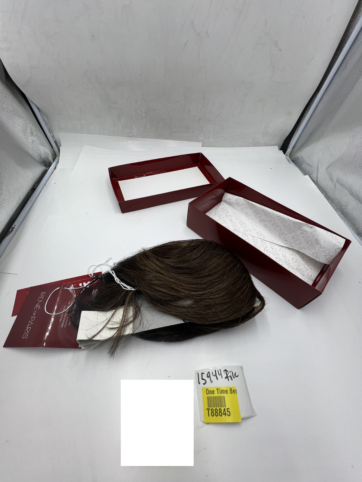 ‎Rene of Paris Wig Shannon Marble Brown Synthetic Layered Straight