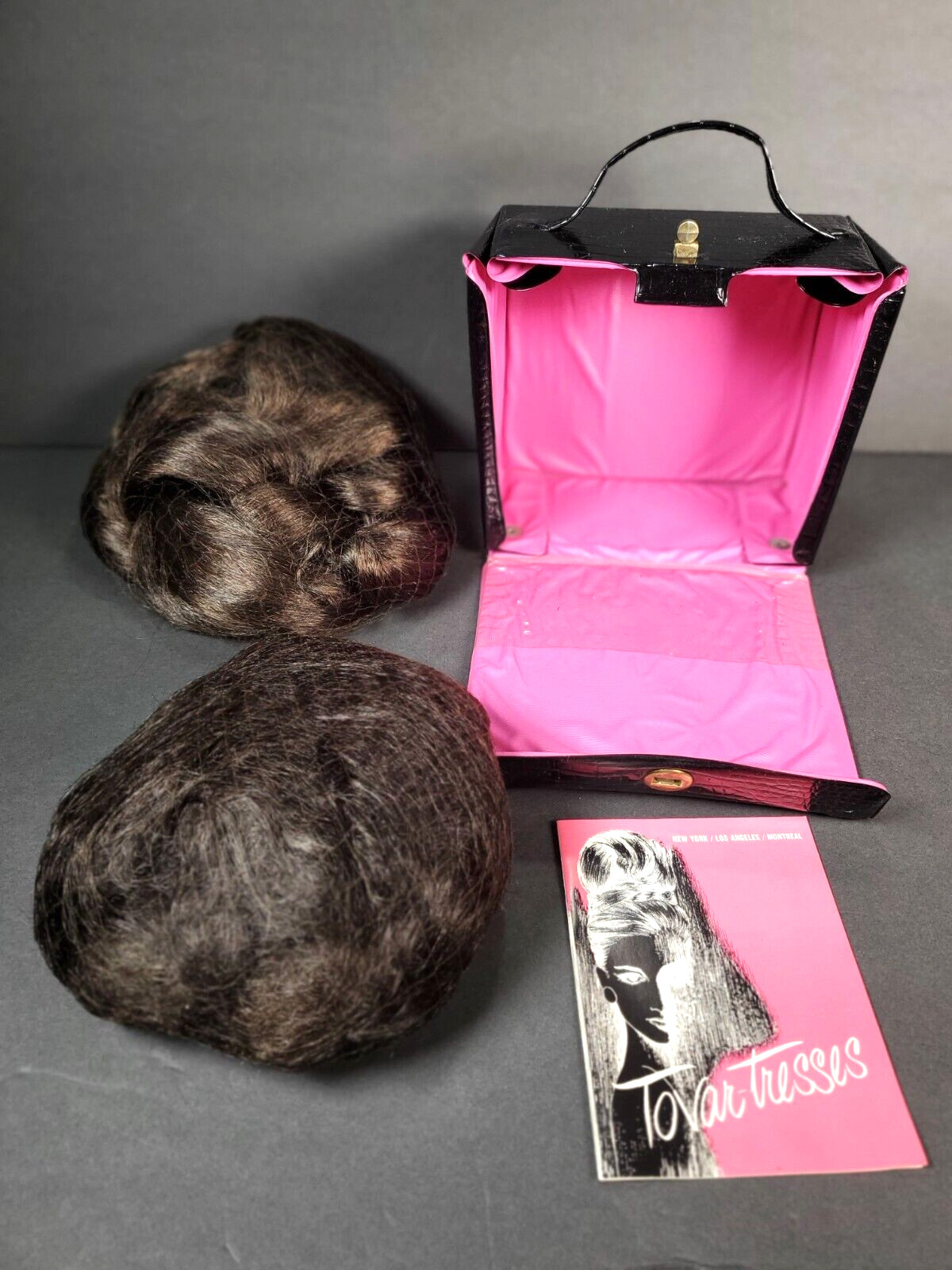 VTG Tovar-Tresses 2 Pcs Hair extensions & Extra Hair, Original Box & Pamphlet