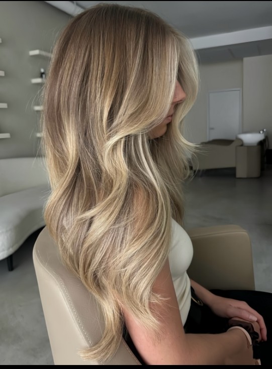Balayage Blonde Highlight Wave 13×4 Lace Front Human Hair Wig for Women 200%