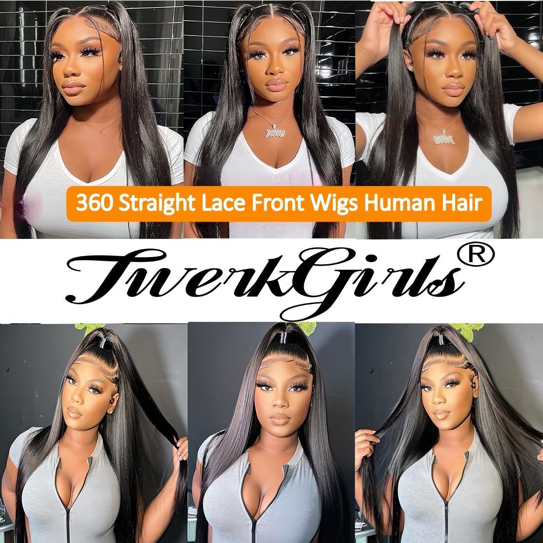 26″ 200% Density 360 Lace Front Wig – Pre-Plucked, Glueless, HD Transparent, Dra
