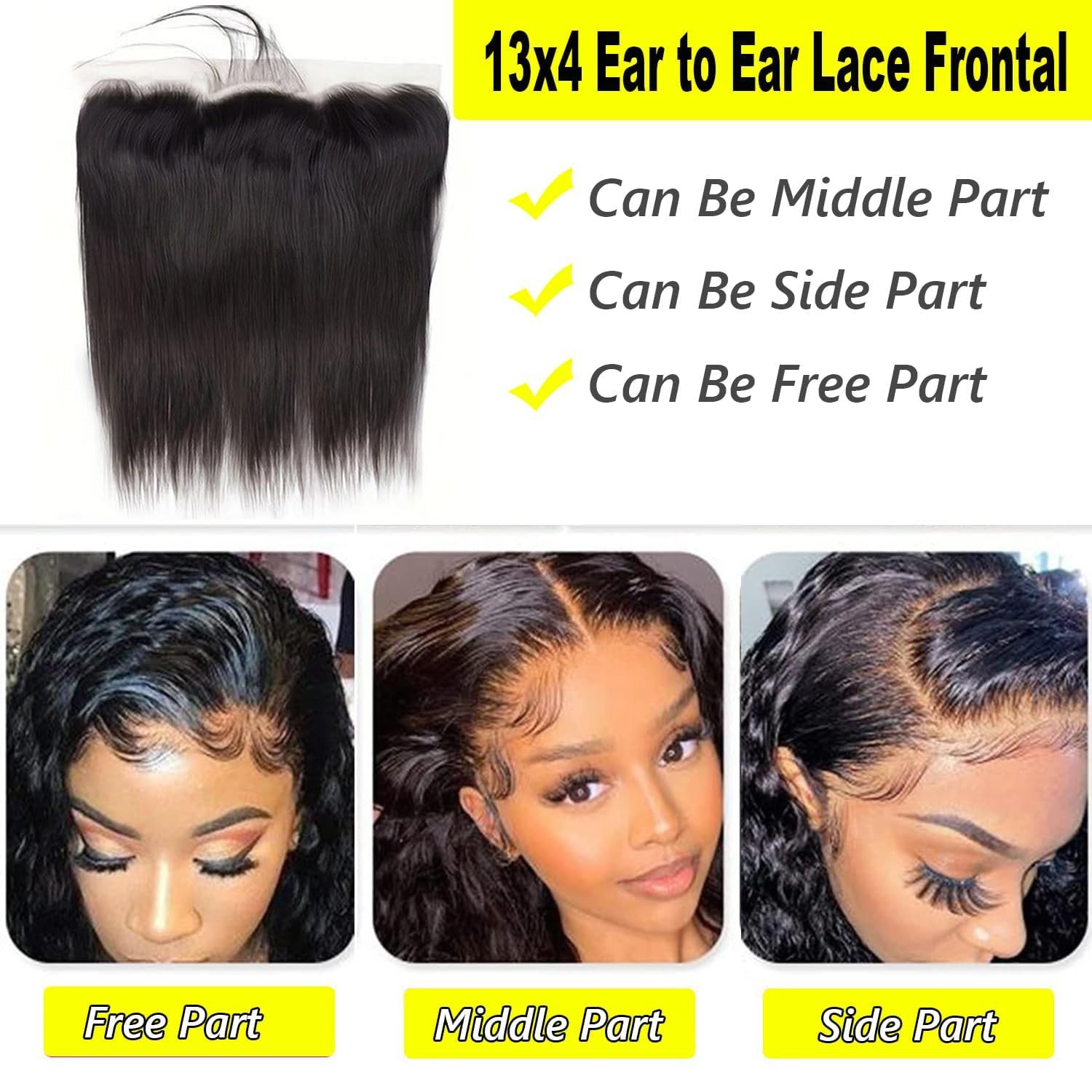 Breathable 13×4 HD Lace Closure | 12A Brazilian Virgin Hair for Versatile Styles