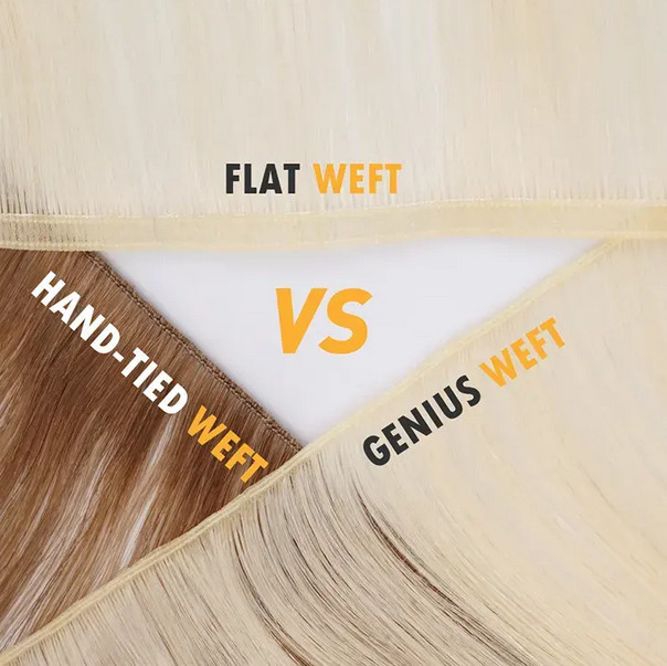 Virgin Hair Can Be Cut-Genius Weft 100% Virgin Remy Human Hair Extensions 100g