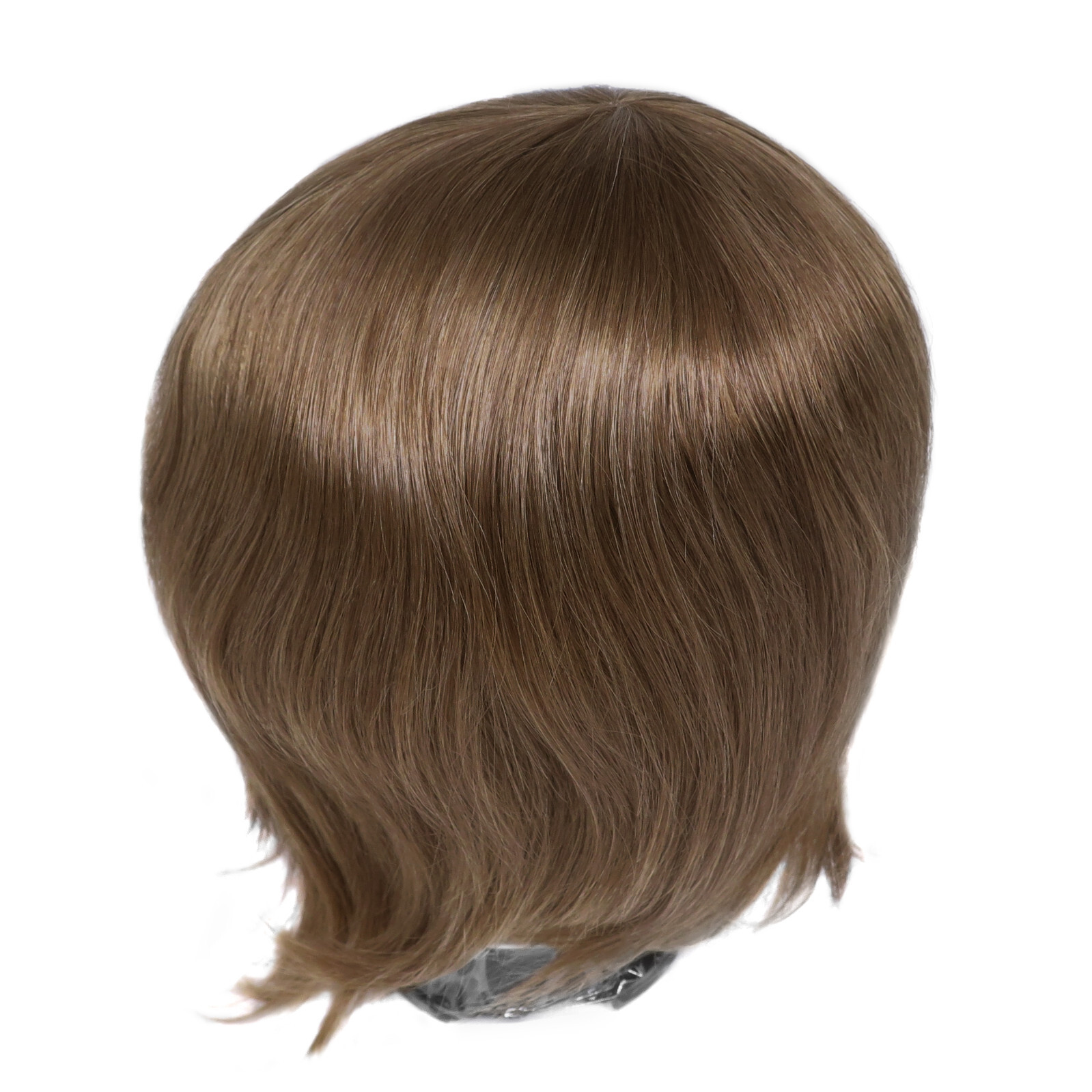 European Virgin Hair Systems Toupee Mens Injection Poly Skin Brown Hairpieces #7