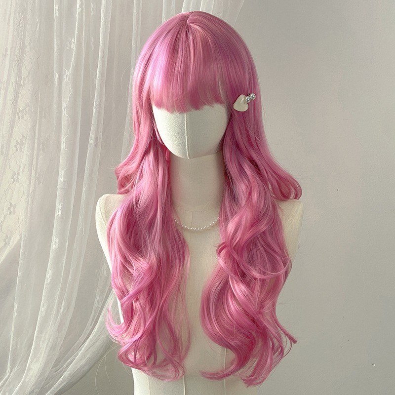 Women Curly Wigs Long Full Hair Girl Universal Cosplay Costume Anime Wave Wig AU