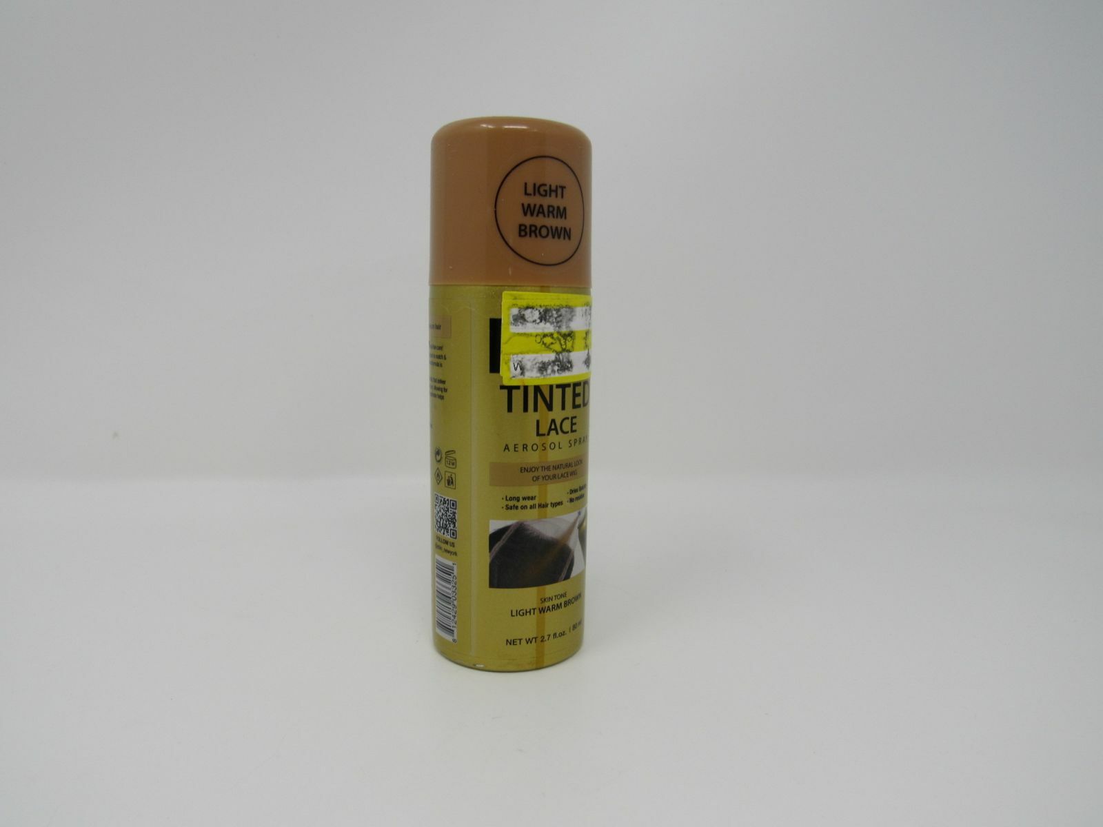 EBIN New York Tinted Lace Aerosol Spray 2.7 fl oz Light Warm Brown Long Wear
