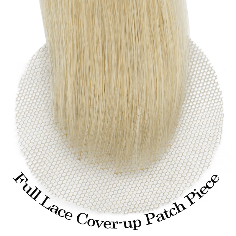 Thin Skin Hairline Bald Spot Hair Patch Frontal Hairpiece 100% Remy Human Hair