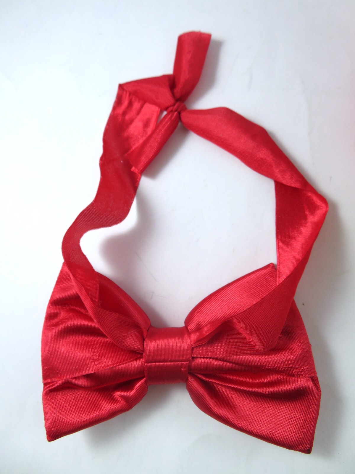 West Bay Vintage Professional Clown Wig Multi-Colors Kanekalon And Red Bowtie