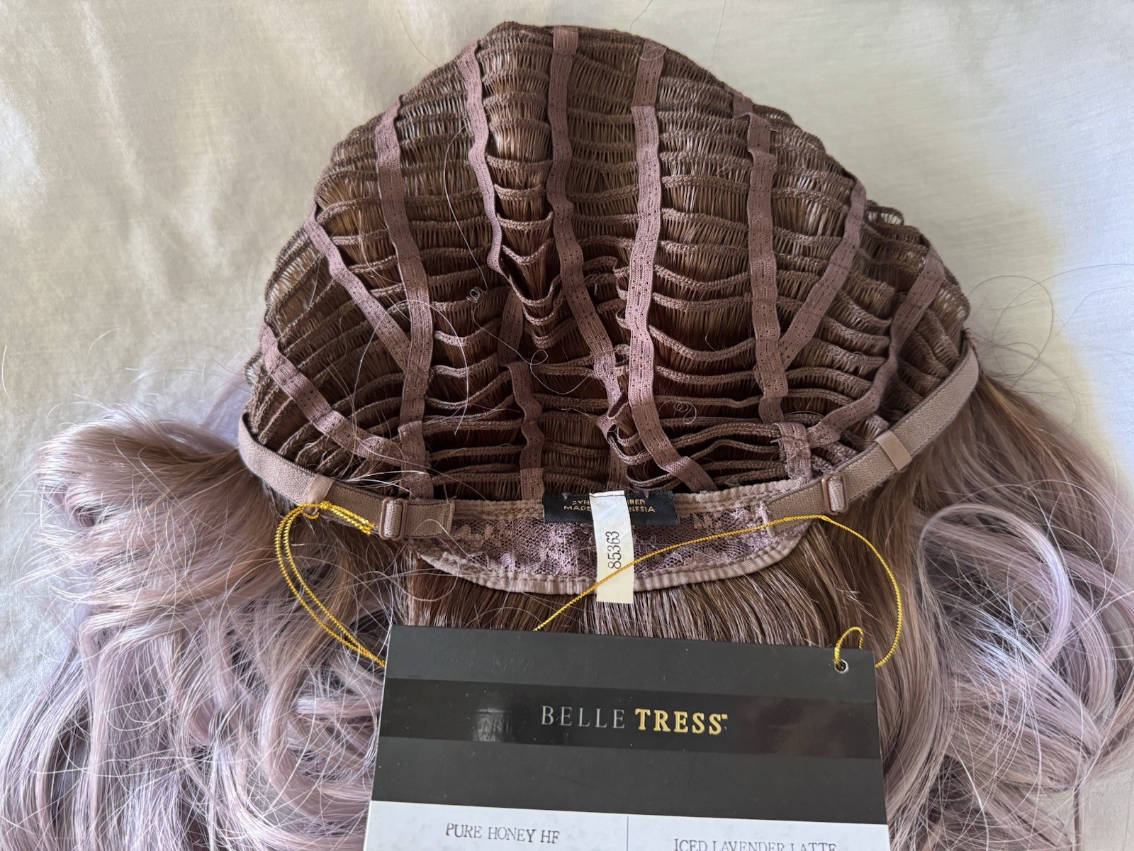 BELLE TRESS PURE HONEY ICED LAVENDER LATTE ROOTED BNWT STUNNING VIOLET WOW!
