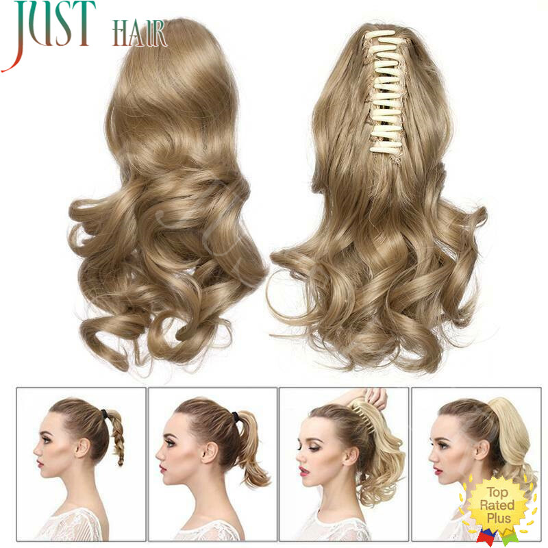 Claw Clip in Ponytail Extension Long Curly Wavy Pony Tail Jaw Hair Extensions US