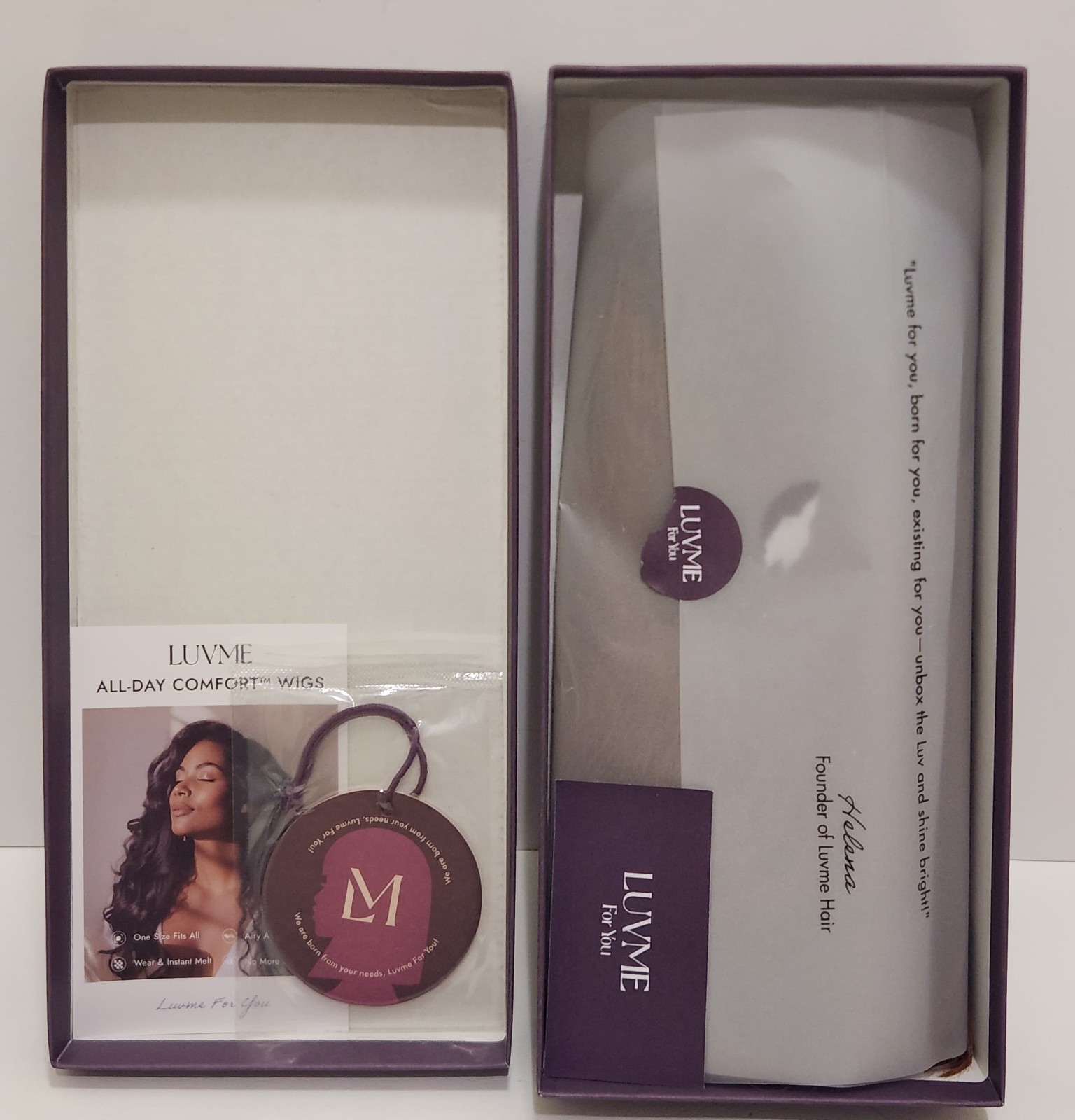 Luvme Hair Wig Ombre Brown