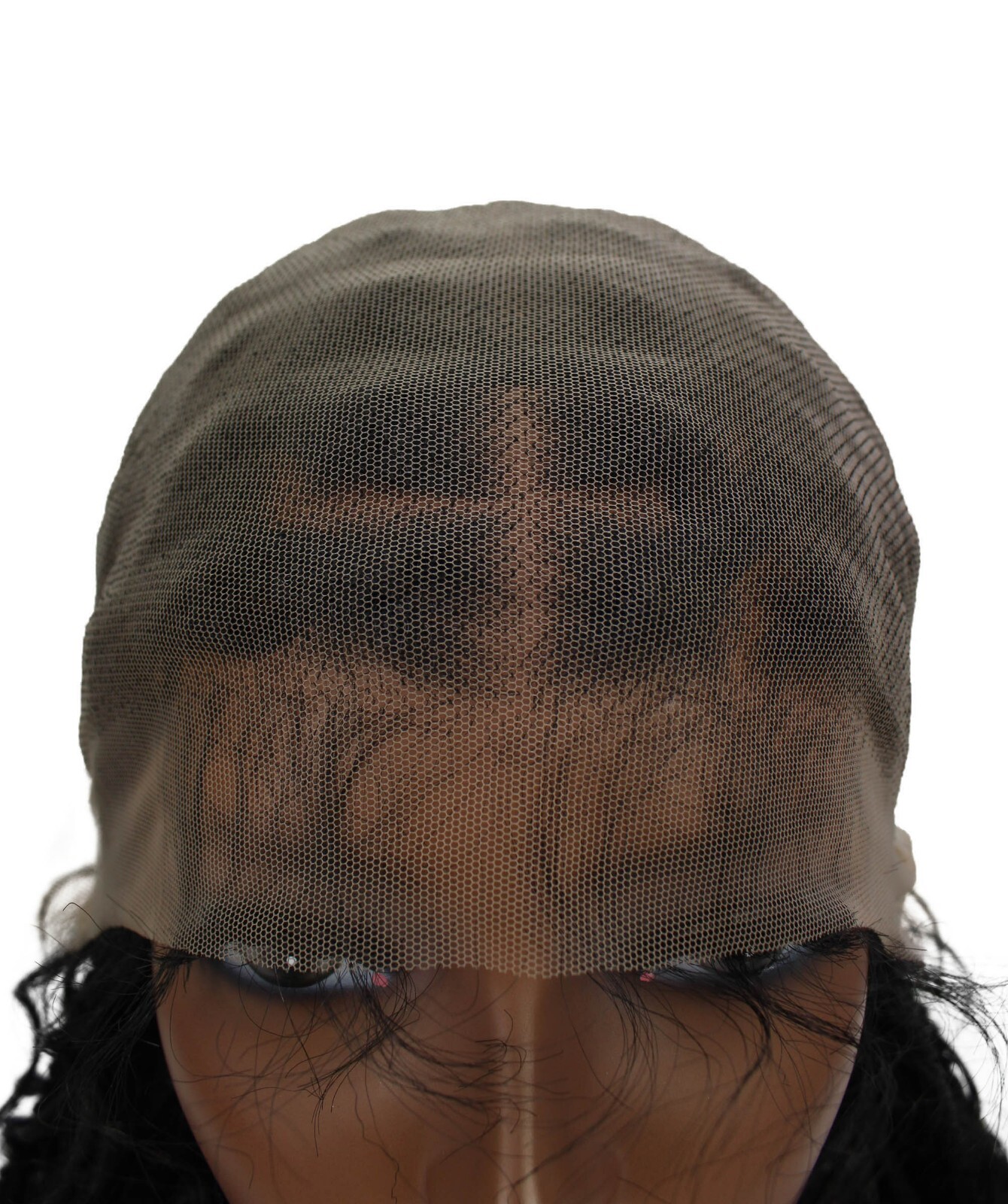 LUXLUXE Grace 25-inches Full Hand-tied Boho Box Braids Wig with Baby Hair
