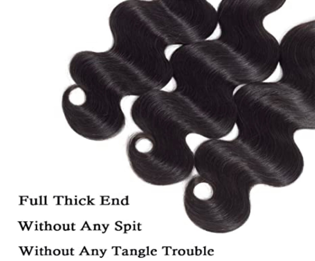100% black natural Unprocessed human hair bundles,32 inches, brazilian Body Wave