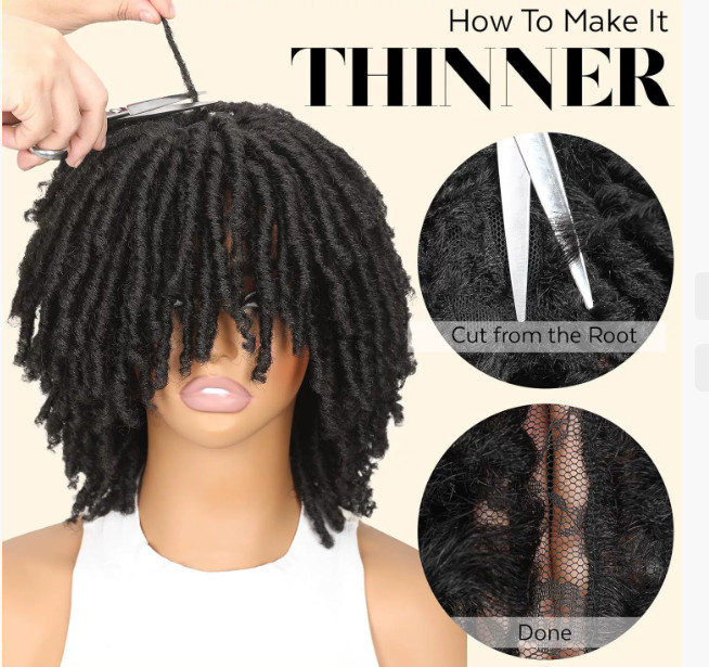 Afro Curly Brown Black Synthetic Hair Wigs Women Braided Hairstyle Natural