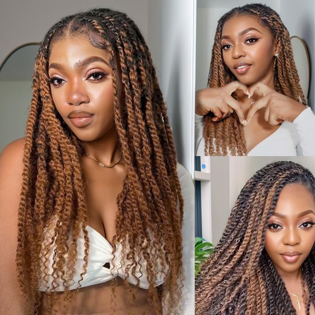 Style Icon 1 Bundle Afro Kinkys Bulk Human Hair (18″, 30#) – Twist Braids- Curly