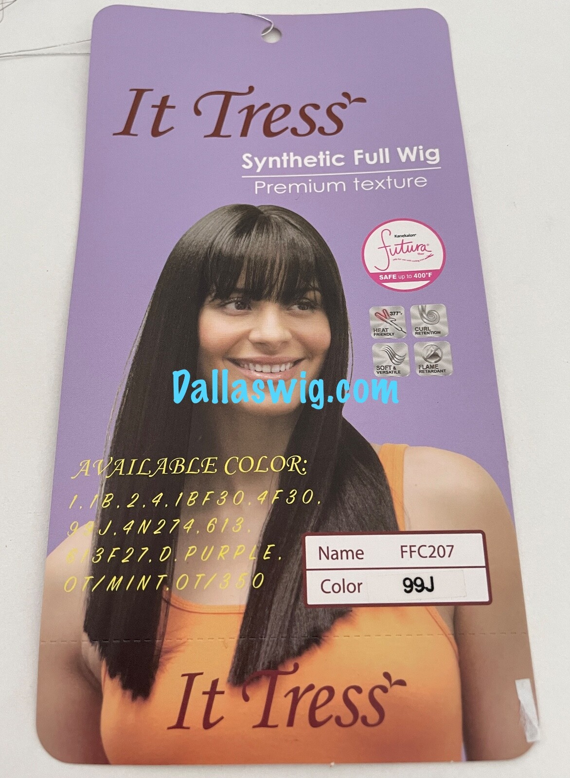 Open Box Display Use 100% Premium Synthetic Futura It Tress Straight FFC 207 Wig