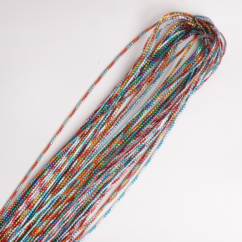 90cm Colorful Hair Braids Rope Yarn African Braids Ponytail Styling