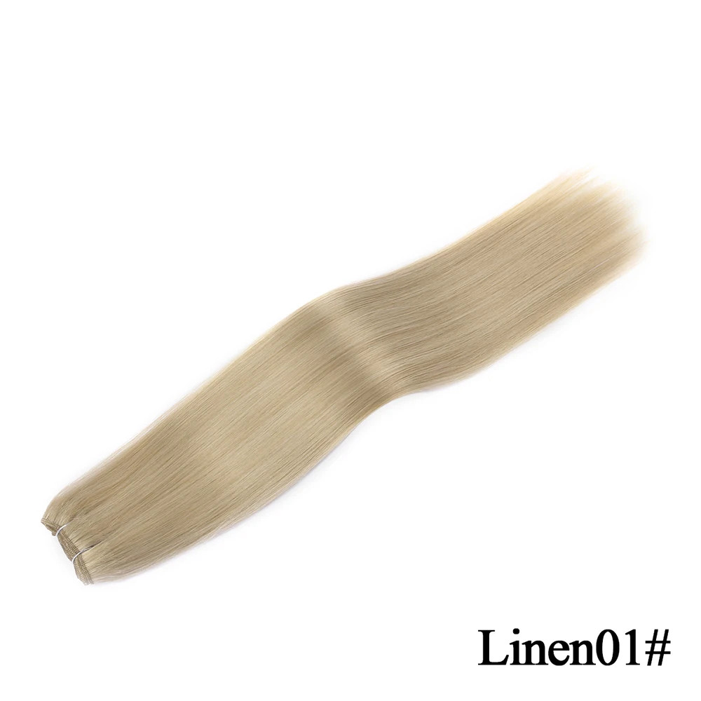 High Temperature Ombre Blonde 22-26 Inch 150g Soft Bio Straight Synthetic Hair