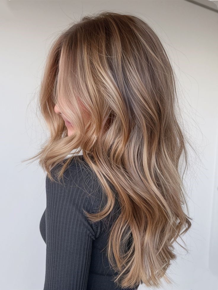 Balayage Ash Golden Blonde Highlight Wavy Wig Lace Front Wigs 100% Human Hair