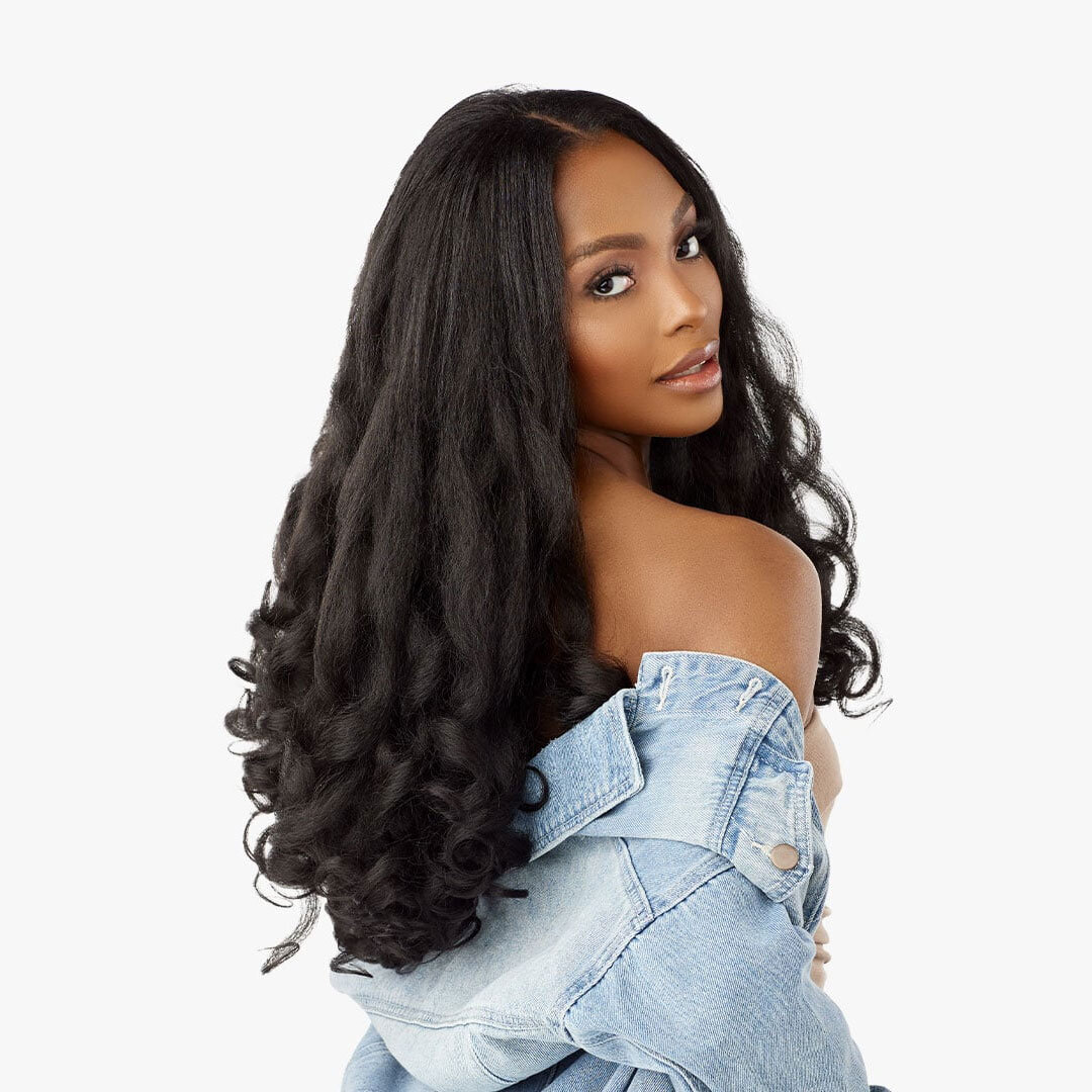 Sensationnel Curls Kinks & Co Synthetic Hair Clip-ins – Top Lady 18″