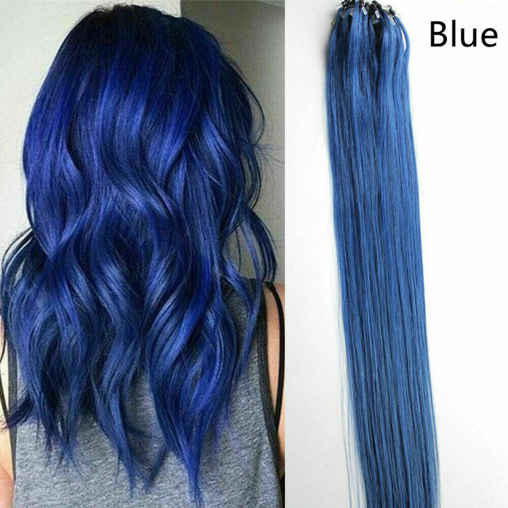 Micro Ring Loop Hair Extensions Real Human Hair Micro Beads Link Thick Remy Hair