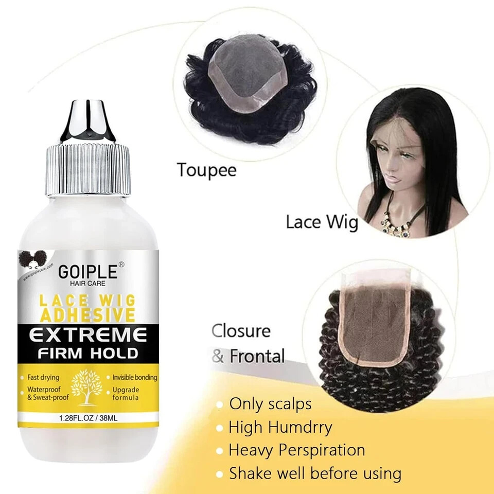 Lace Wig Glue Kit Lace Front Glue Kit for Wigs Strong Hold Glue for Wigs Hair