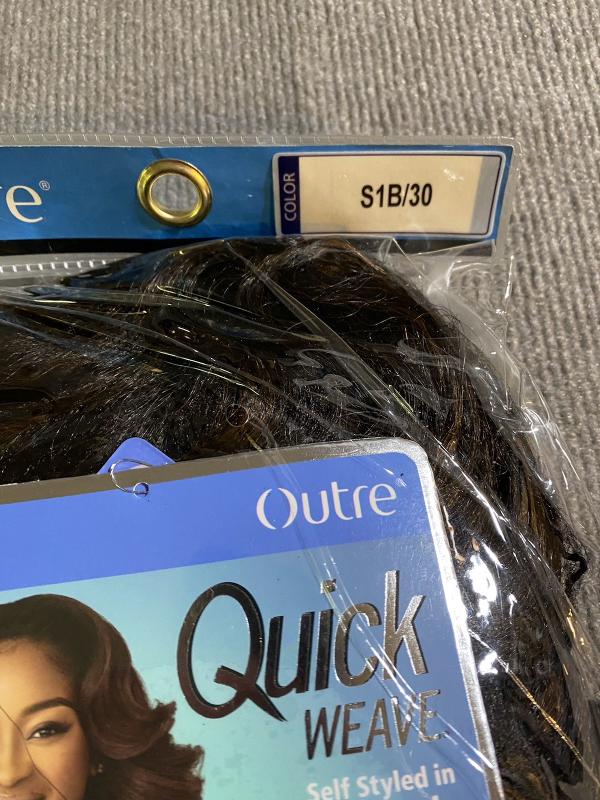 Outre Quick Weave LUCETTE Color S1B/30 Beautiful Synthetic Wig Hair NIP 14″