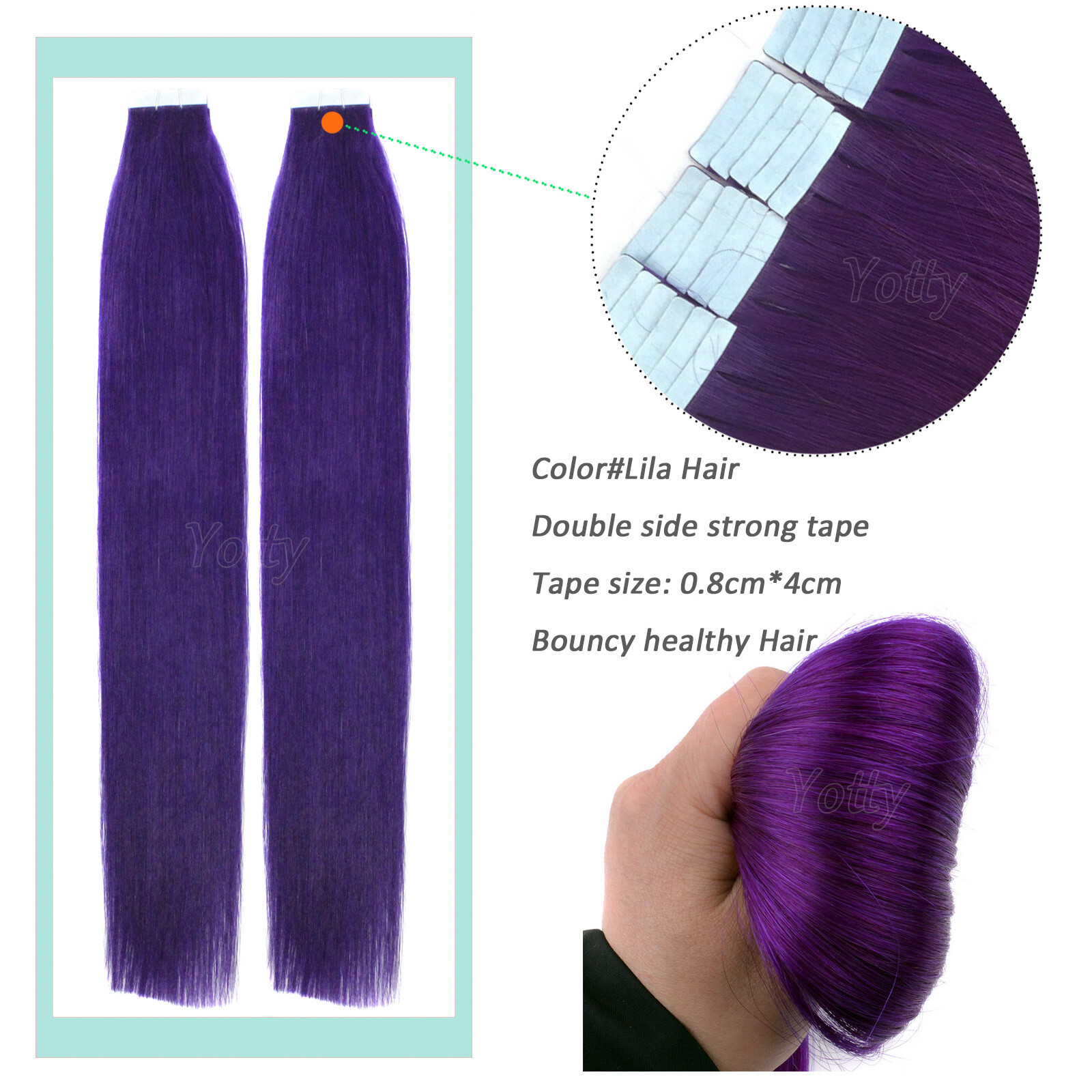Invisible Tape in Human Hair Extensions Skin Wefts Russian Remy Hair BestQuality