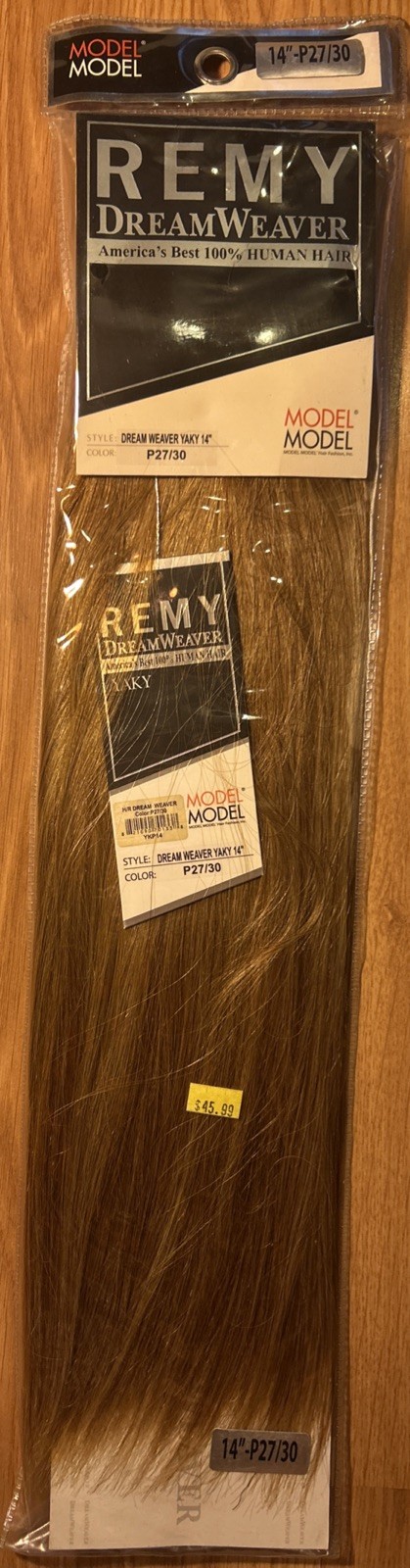 100% Human Dream Weaver Hair Extensions. 14”inch. Color #27/30. 1 Pack For $45