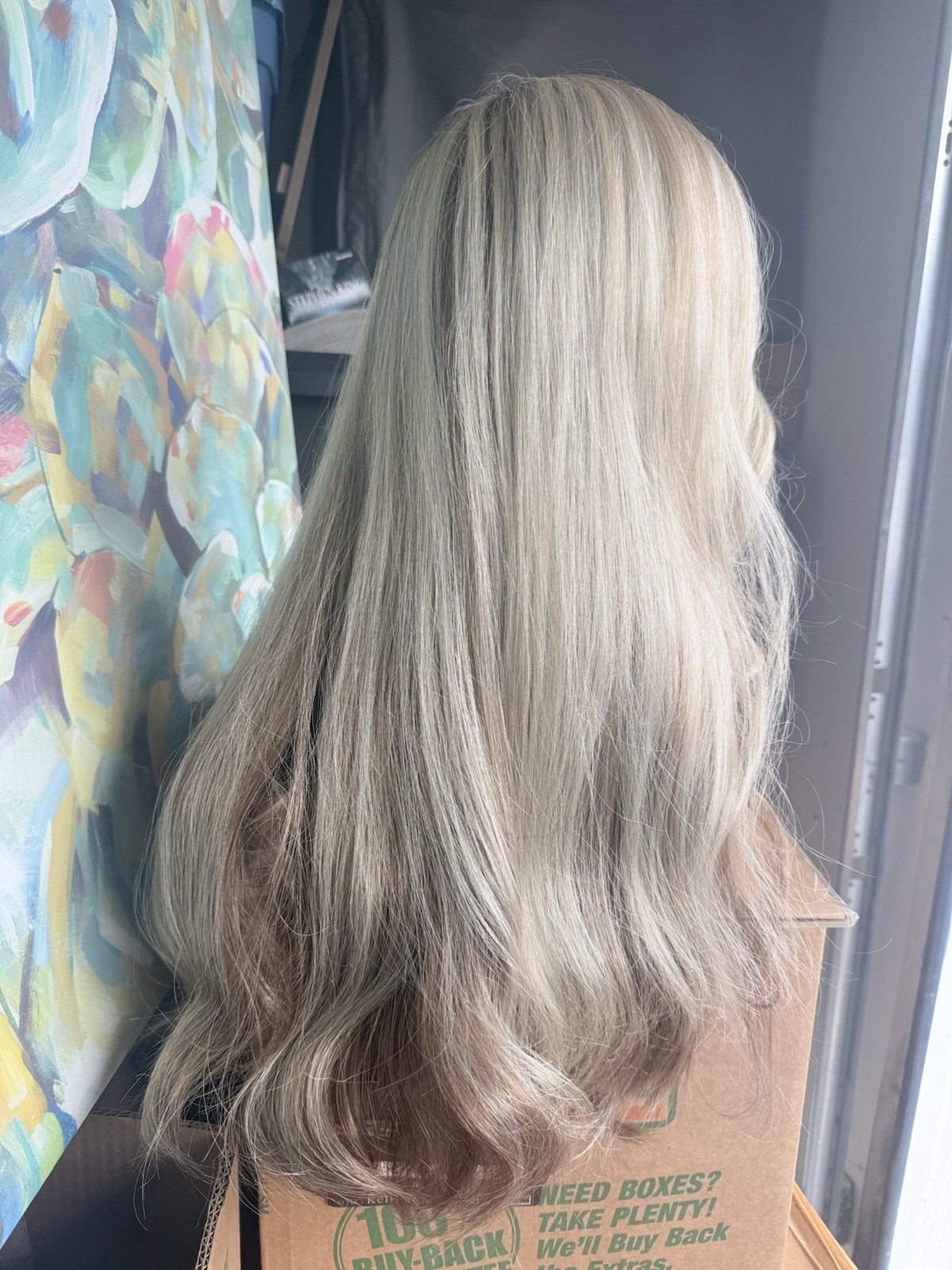 Ambience by Hair Couture Kellyann Wig TT8/Ice Caramel Long Wavy Lace Front