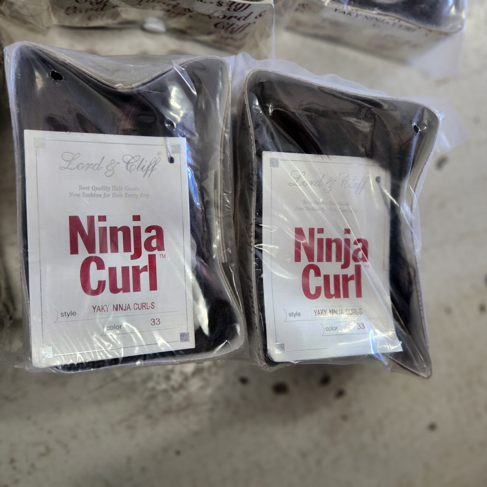 Wholesale Lot 10 LORD & CLIFF Yaky Ninja Curl Hair Extensions Draw String