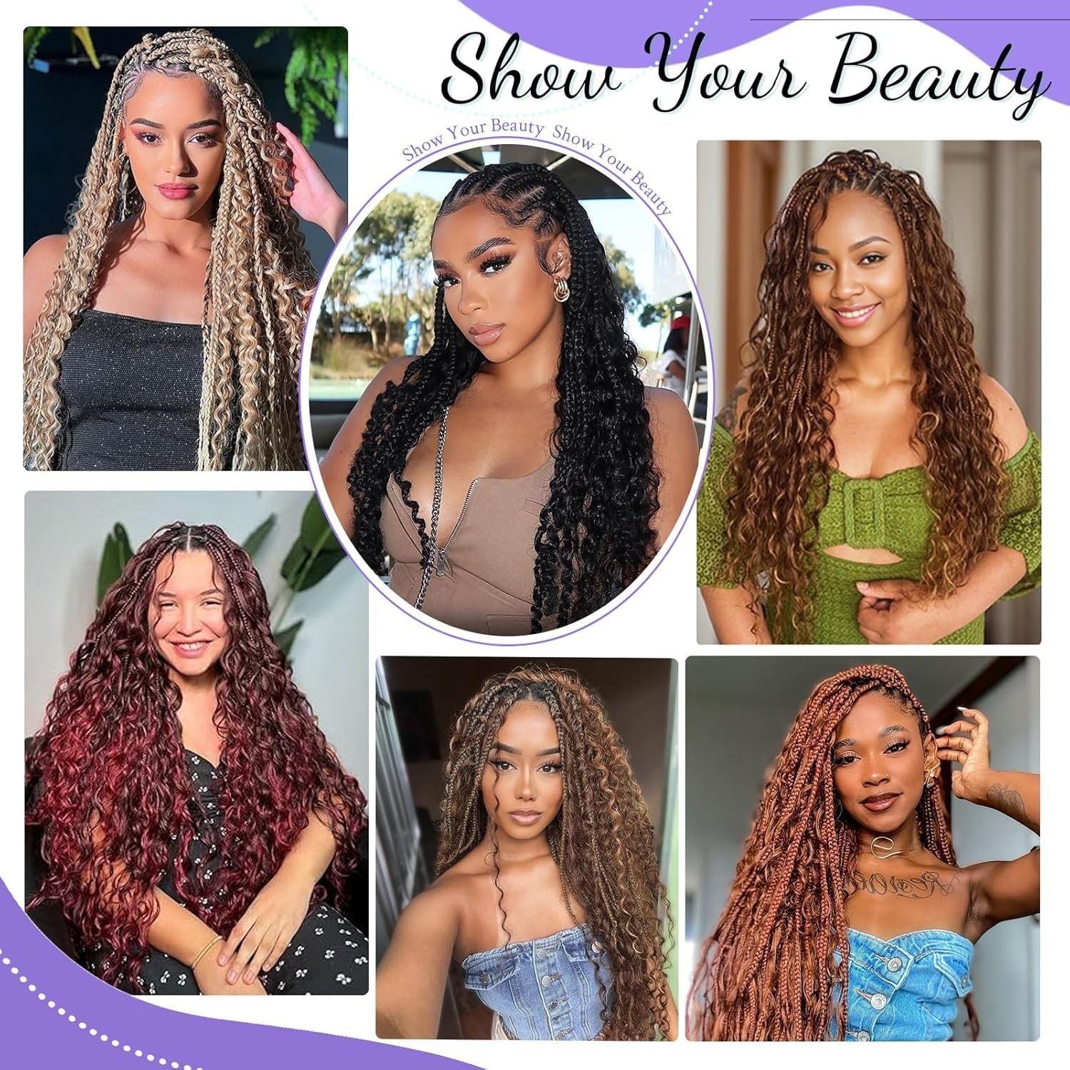 Brazilian Virgin Curly Braiding Hair 3 Bundles 18″ Burgundy