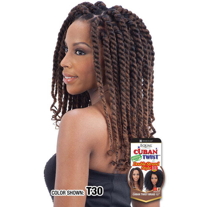 Freetress Equal Cuban Double Strand Style TWIST BRAID 12″-24″