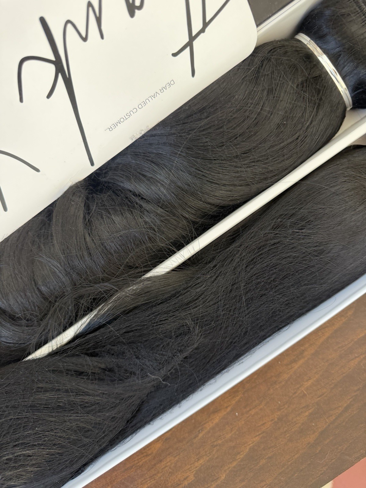 EASILOCKS CLIP IN HAIR EXTENSIONS 22” MASTERPIECE 6 In 1, EBONY – New