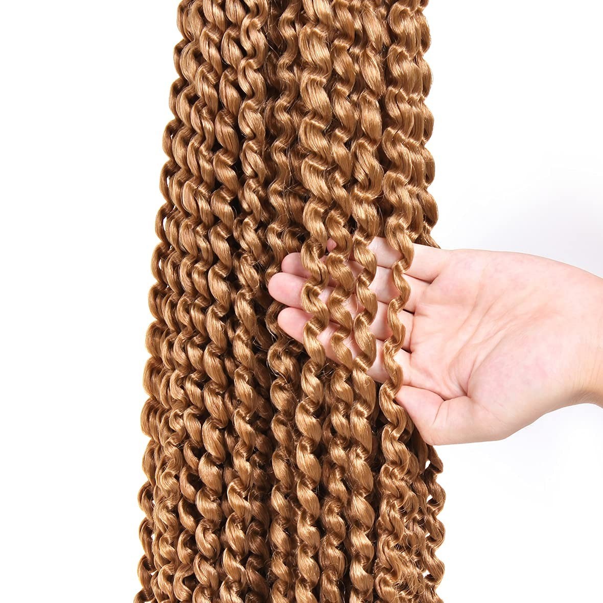 Curly 30 Inch Synthetic Passion Twist Crochet Hair – Ideal for Protective Styles