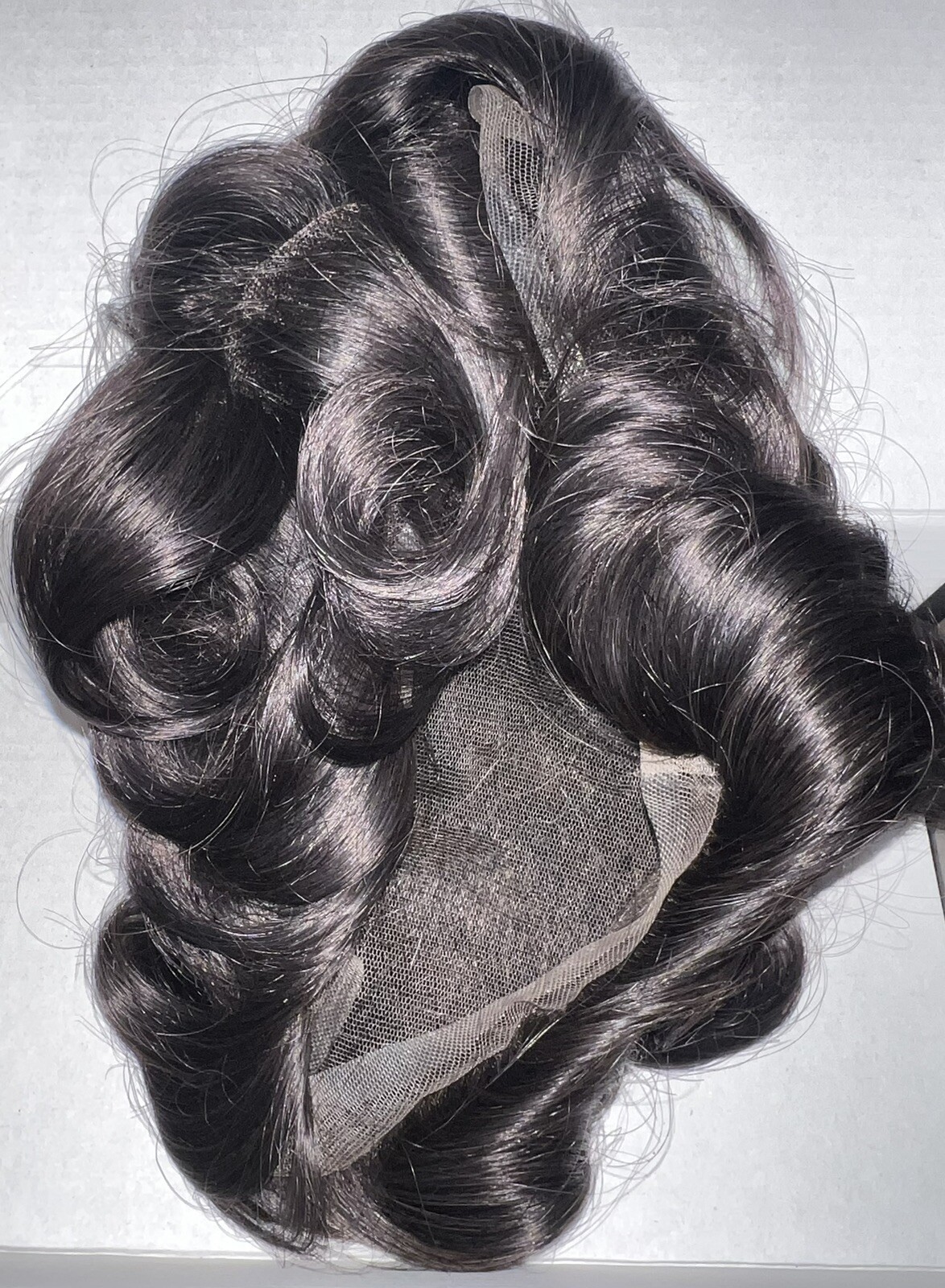 6in Durable Swiss Lace Hair System 110% Density, 8x10in Base Size Natural Black